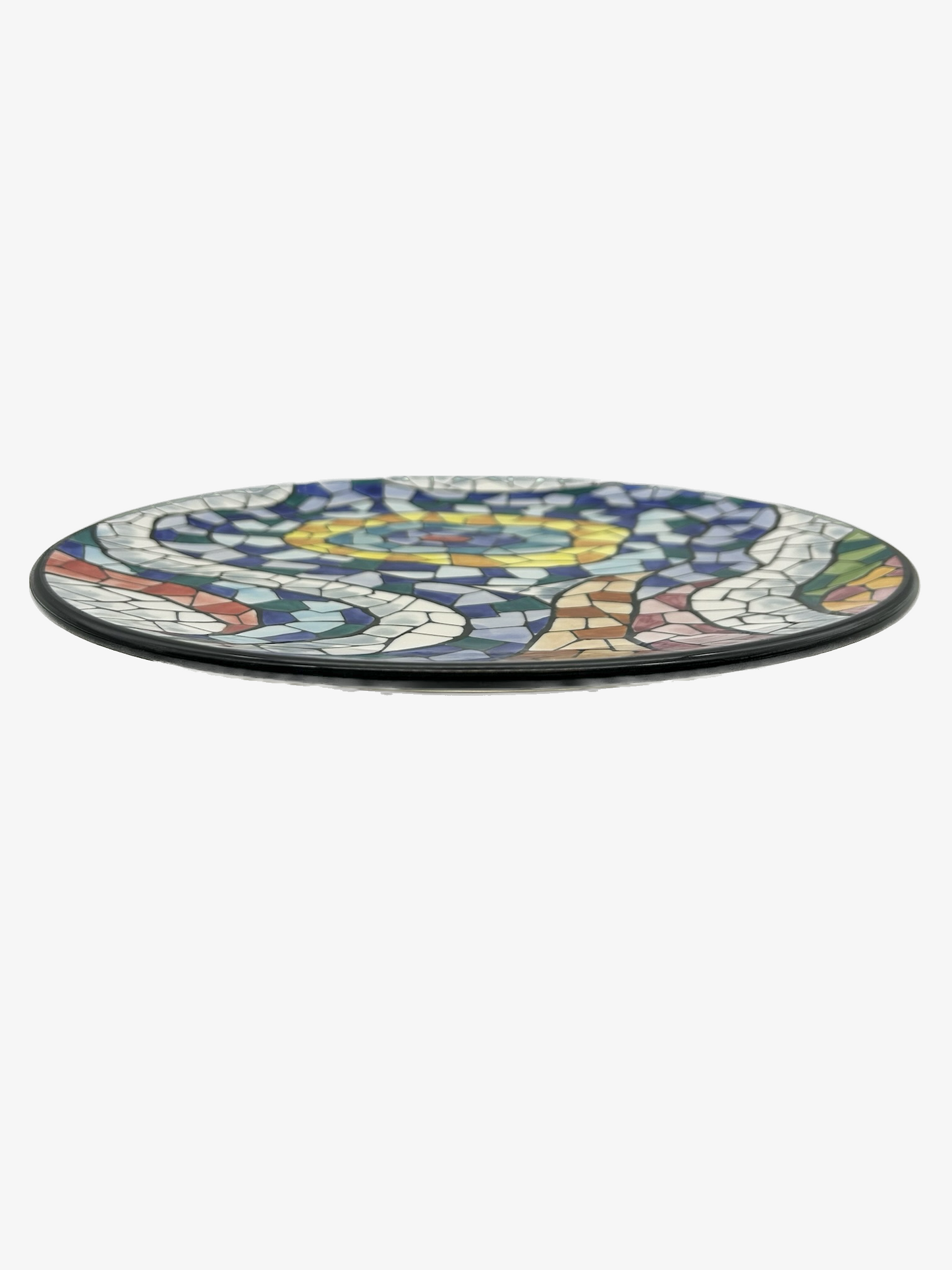 Stort fat "mosaik"