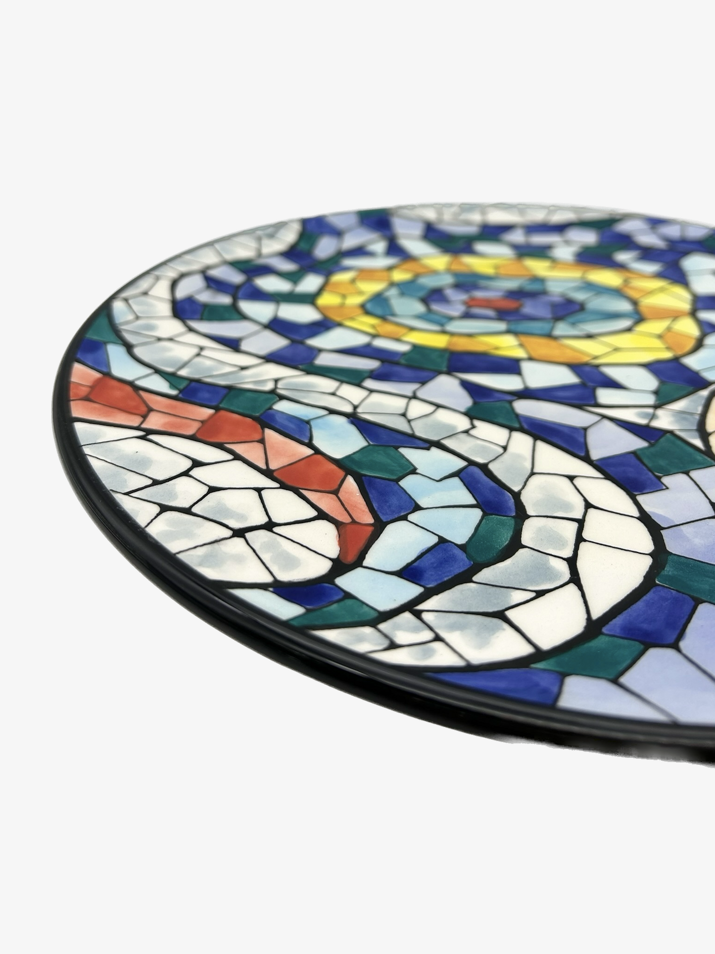 Stort fat "mosaik"