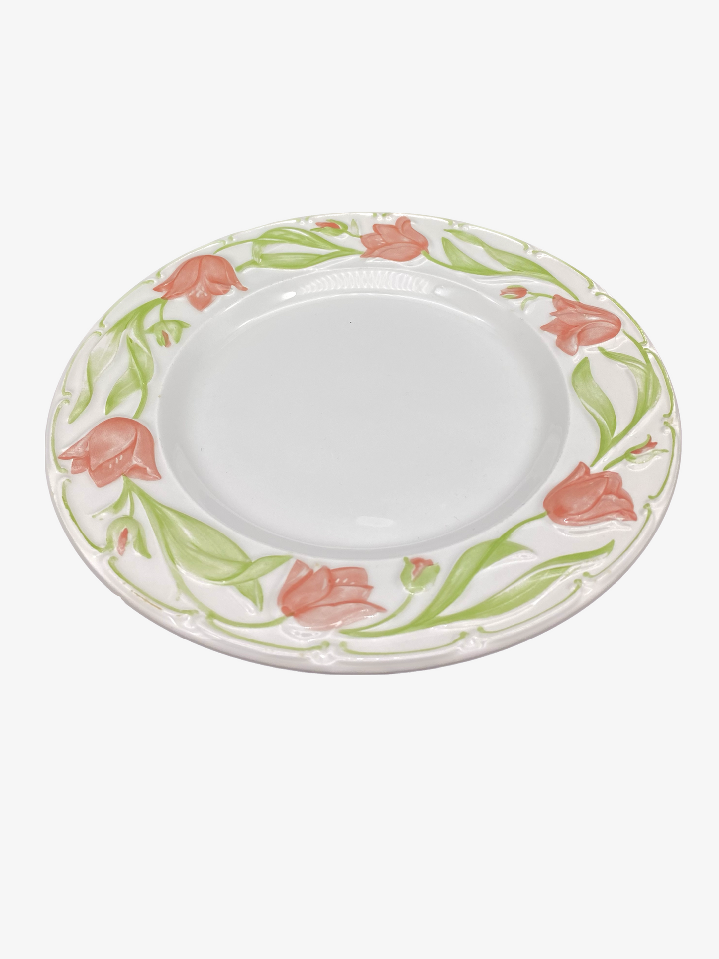 Blommigt uppläggningsfat
