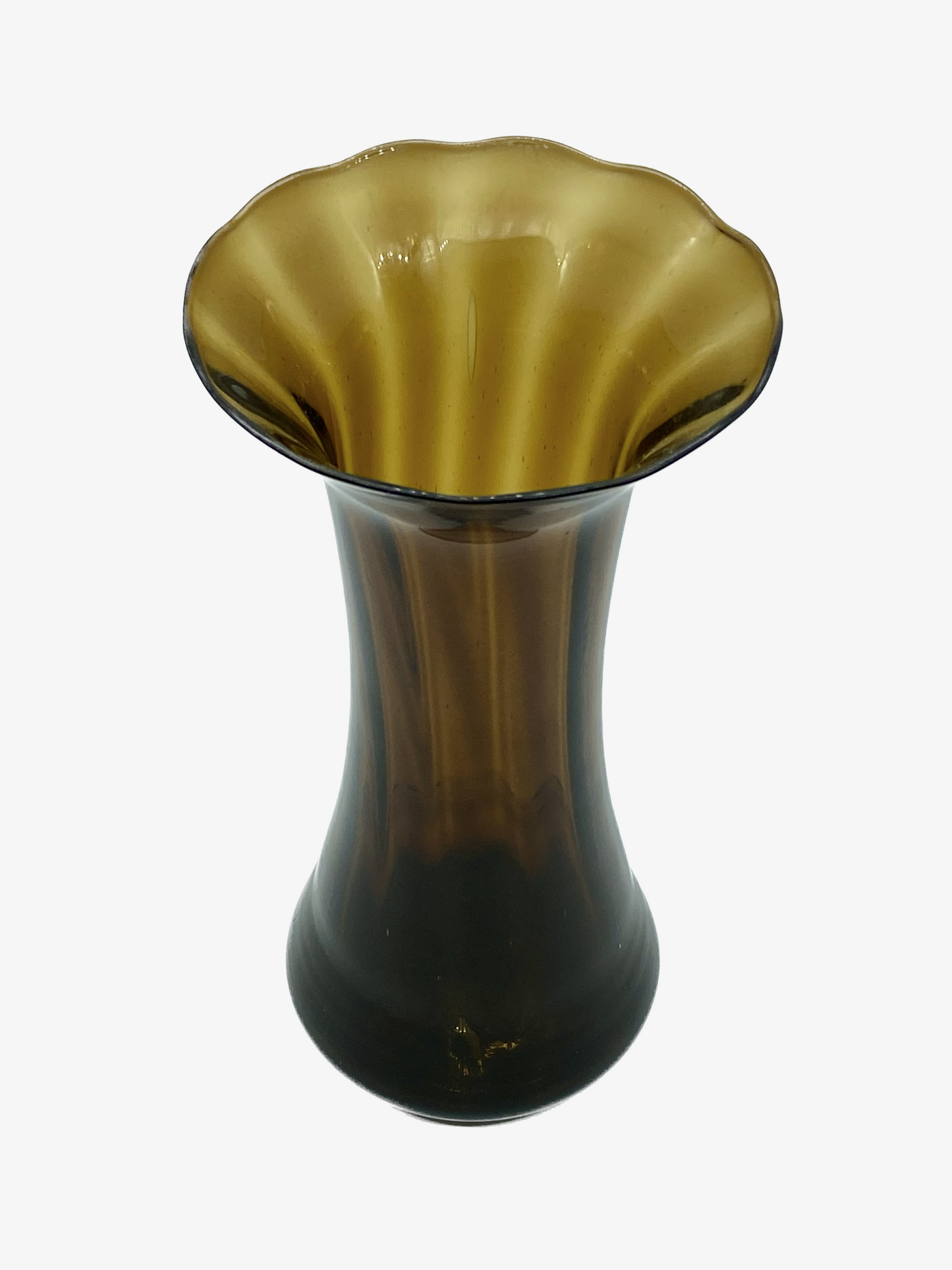 Brun glasvas