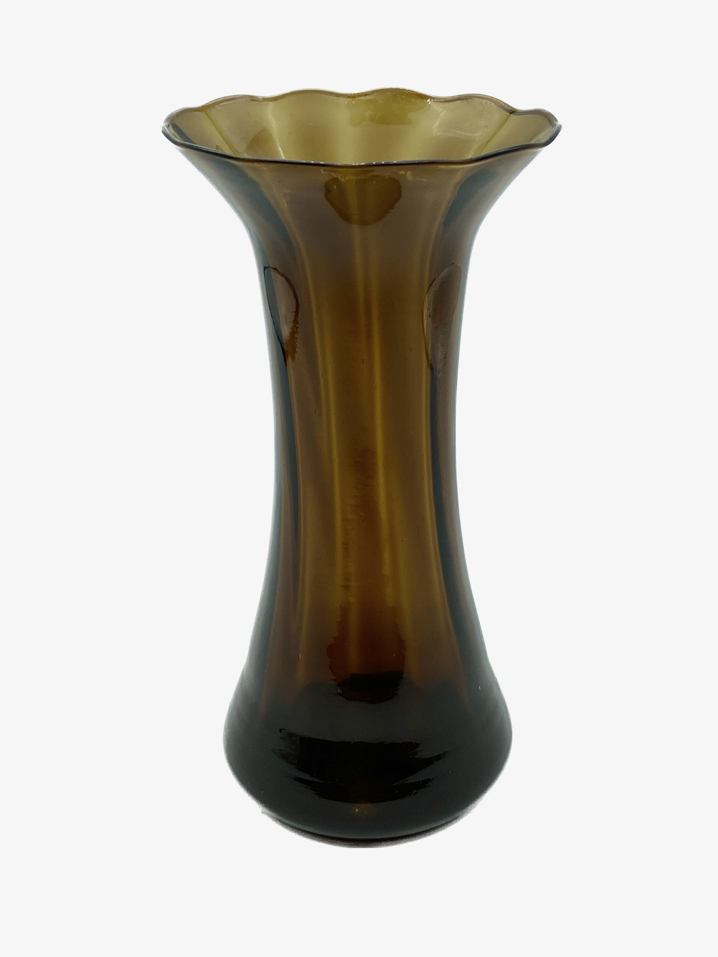 Brun glasvas