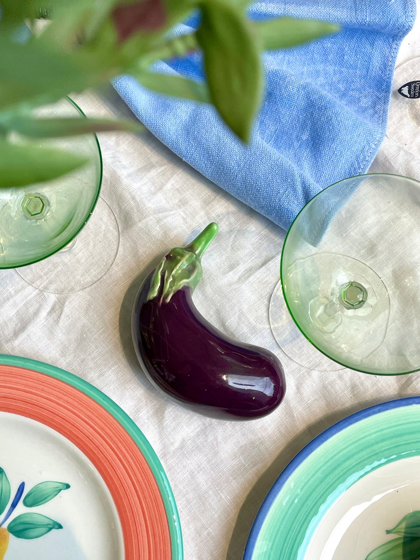 Prydnad aubergine