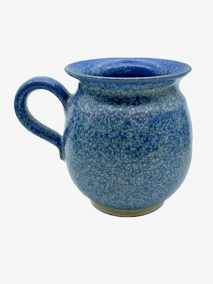 Blå keramikkoppar